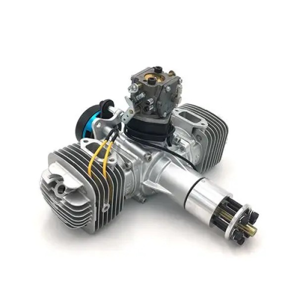 Original DLE120 120CC Gasoline Engine UAV Power System 180W Exhaust 120CC Twin Cylinder Power Generation System
